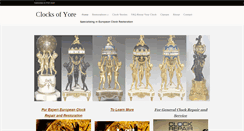 Desktop Screenshot of clocksofyore.com